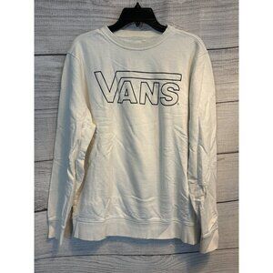Vans Mens White Crewneck Sweatshirt Medium